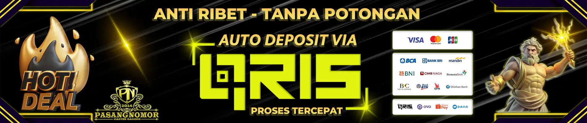 PROMO DEPOSIT VIA QRIS